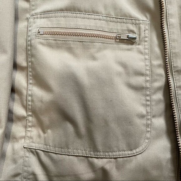 Vintage London Fog Tan Barn Coat Jacket Size XL - Picture 2 of 9